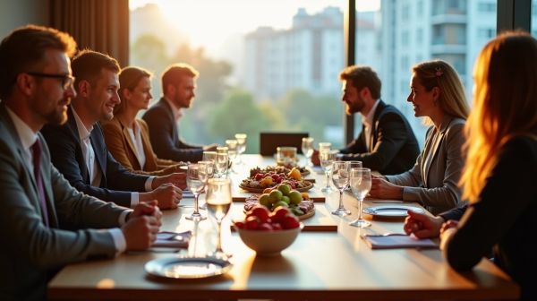 Réussir l'organisation d'un déjeuner d'affaires convivial
